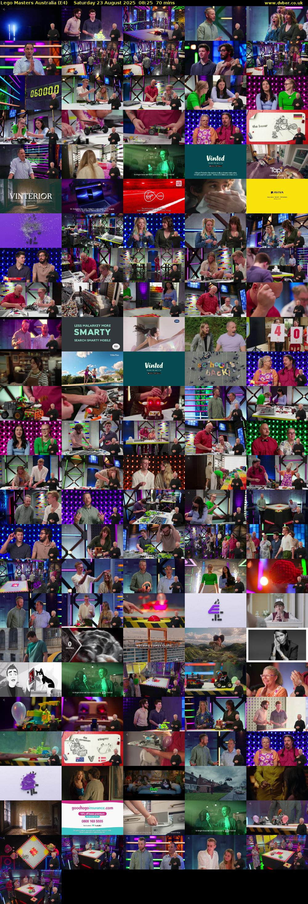 Lego Masters Australia (E4) Saturday 23 August 2025 08:25 - 09:35