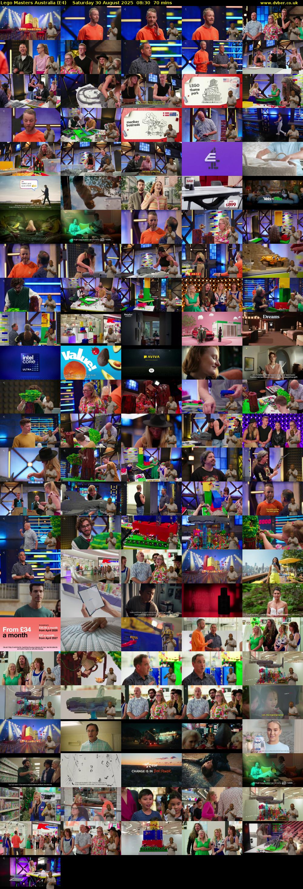 Lego Masters Australia (E4) Saturday 30 August 2025 08:30 - 09:40