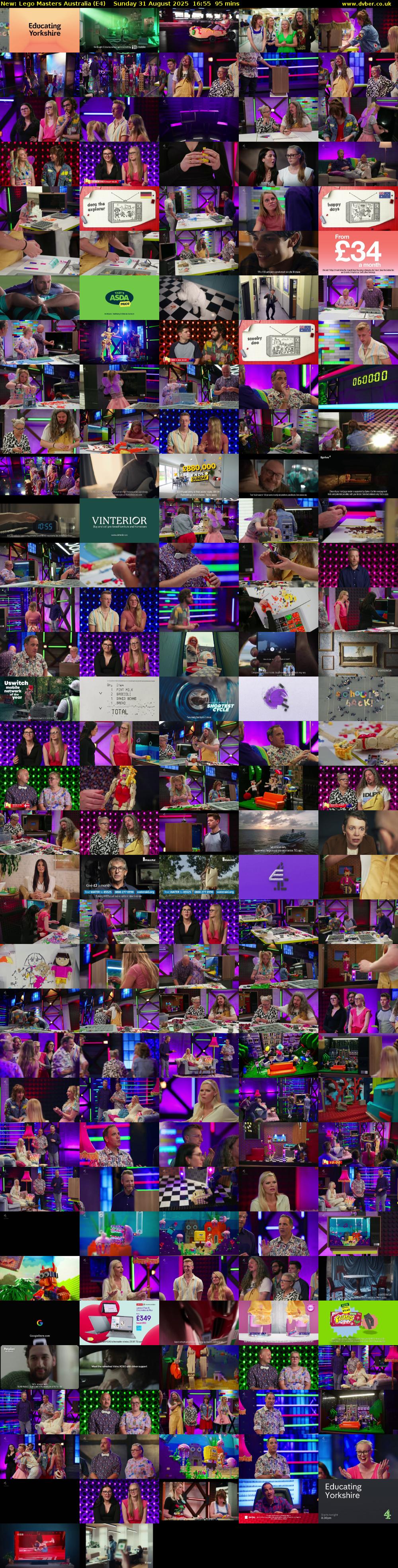 Lego Masters Australia (E4) Sunday 31 August 2025 16:55 - 18:30