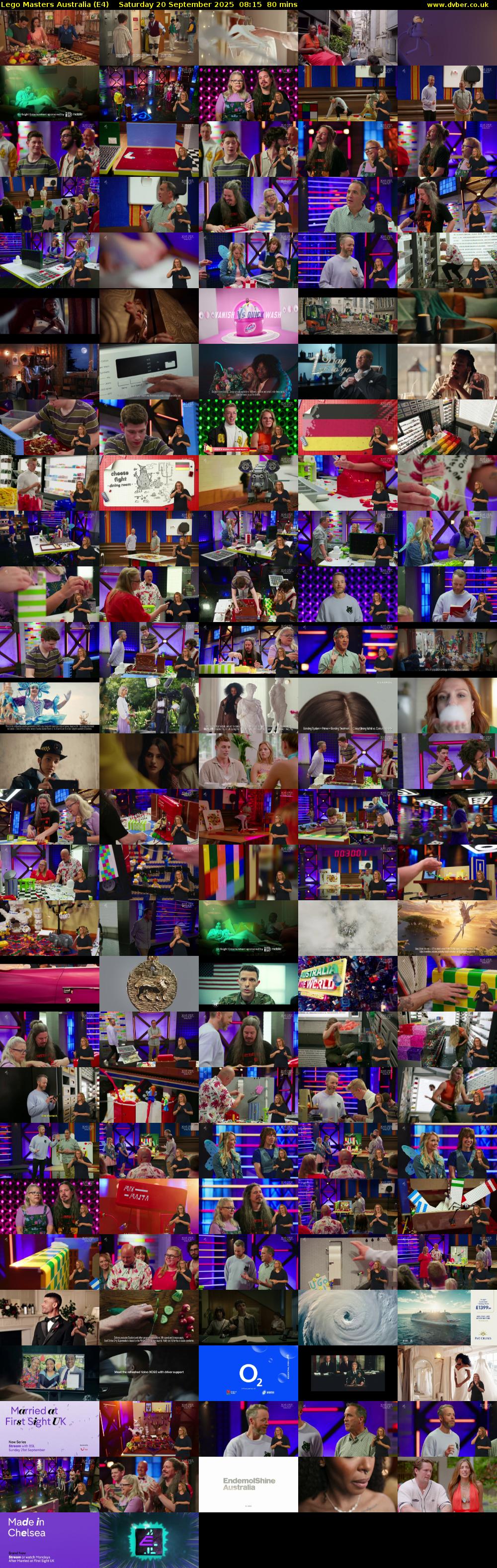 Lego Masters Australia (E4) Saturday 20 September 2025 08:15 - 09:35