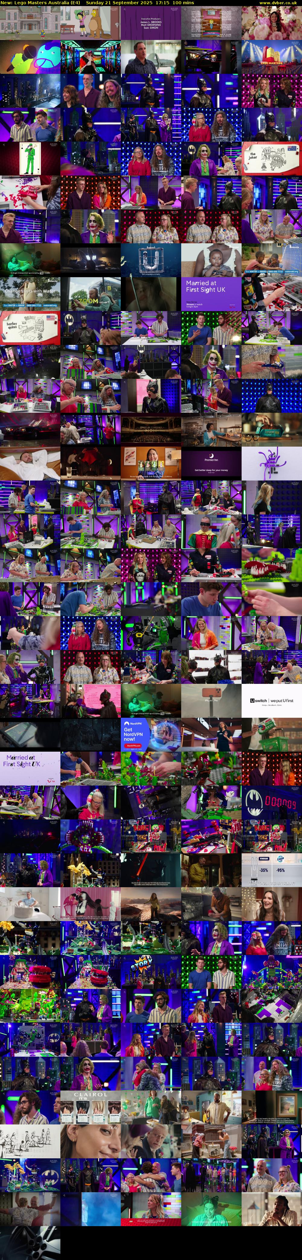 Lego Masters Australia (E4) Sunday 21 September 2025 17:15 - 18:55