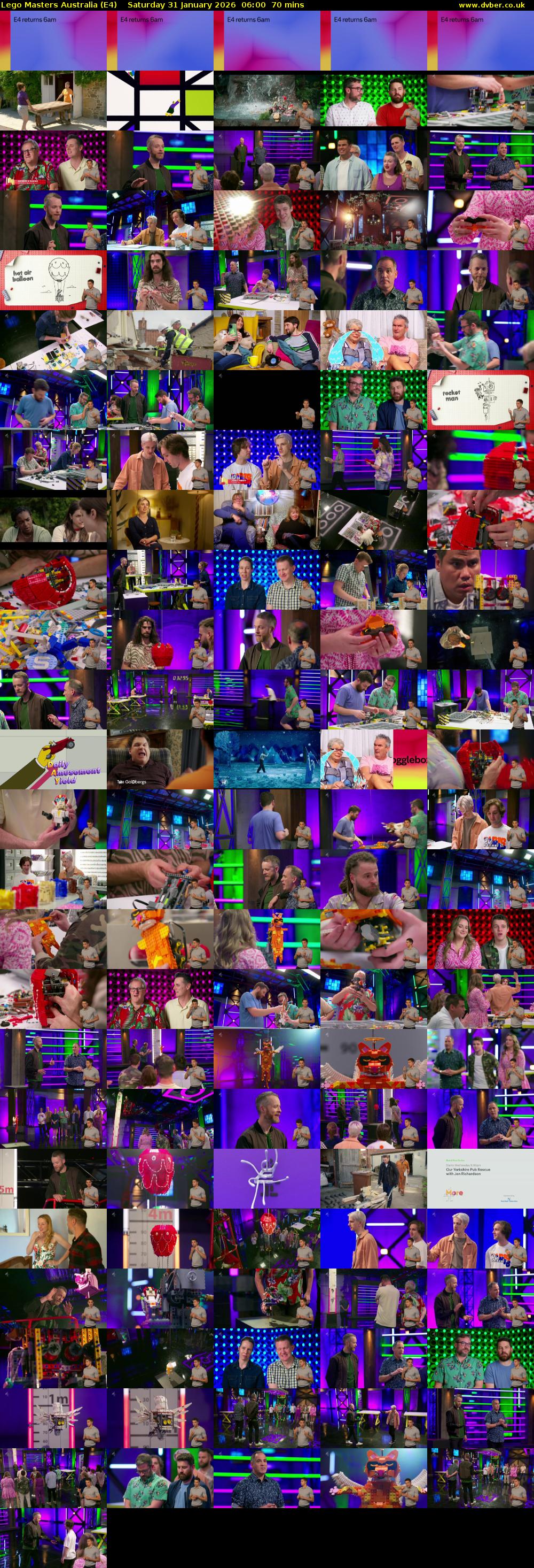 Lego Masters Australia (E4) Saturday 31 January 2026 06:00 - 07:10