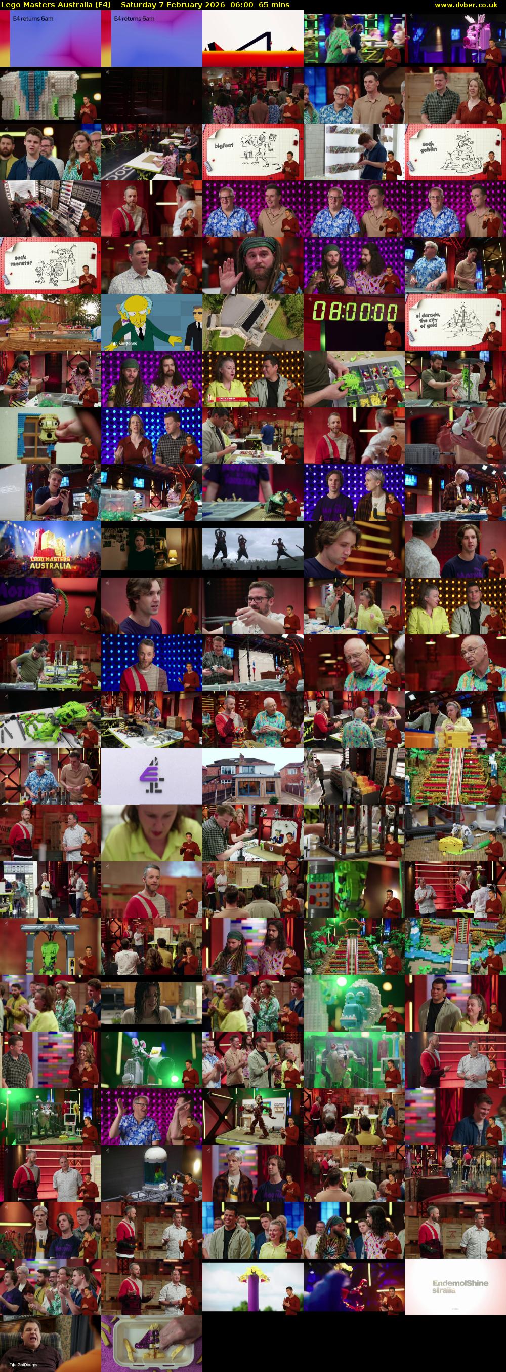 Lego Masters Australia (E4) Saturday 7 February 2026 06:00 - 07:05