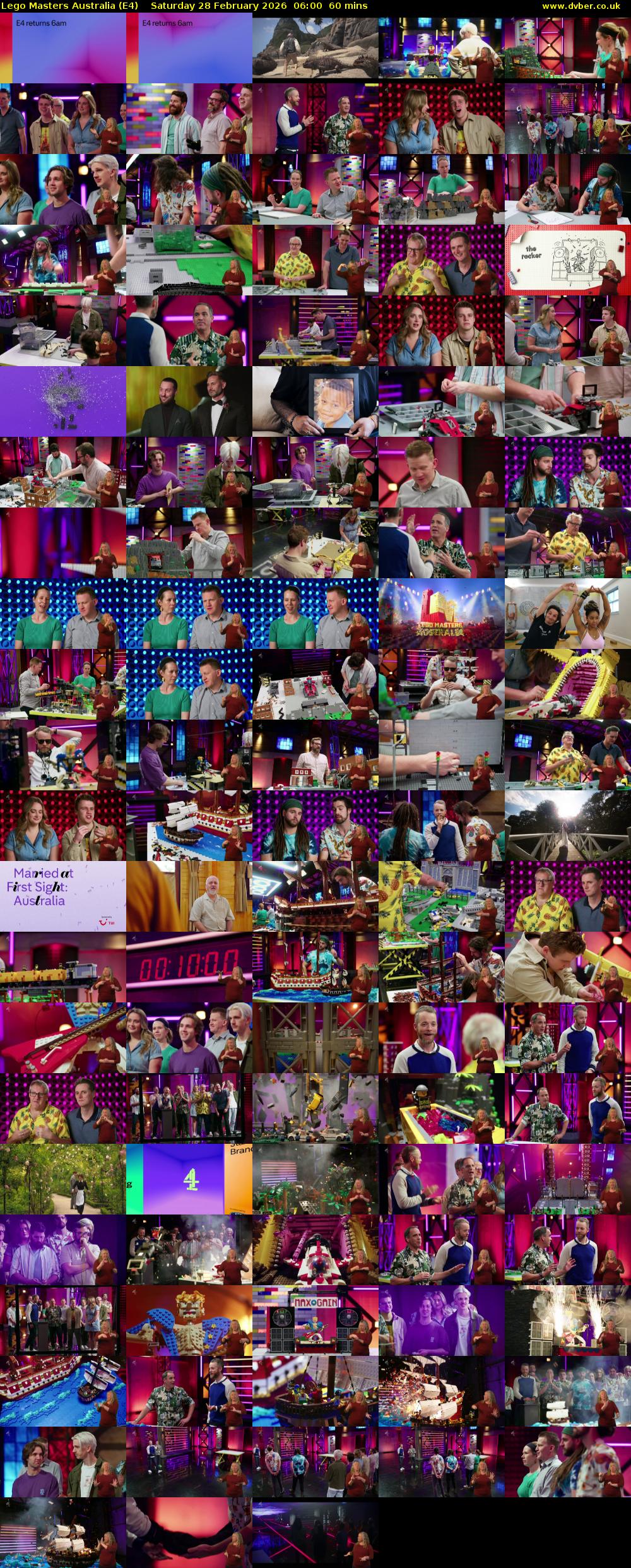 Lego Masters Australia (E4) Saturday 28 February 2026 06:00 - 07:00