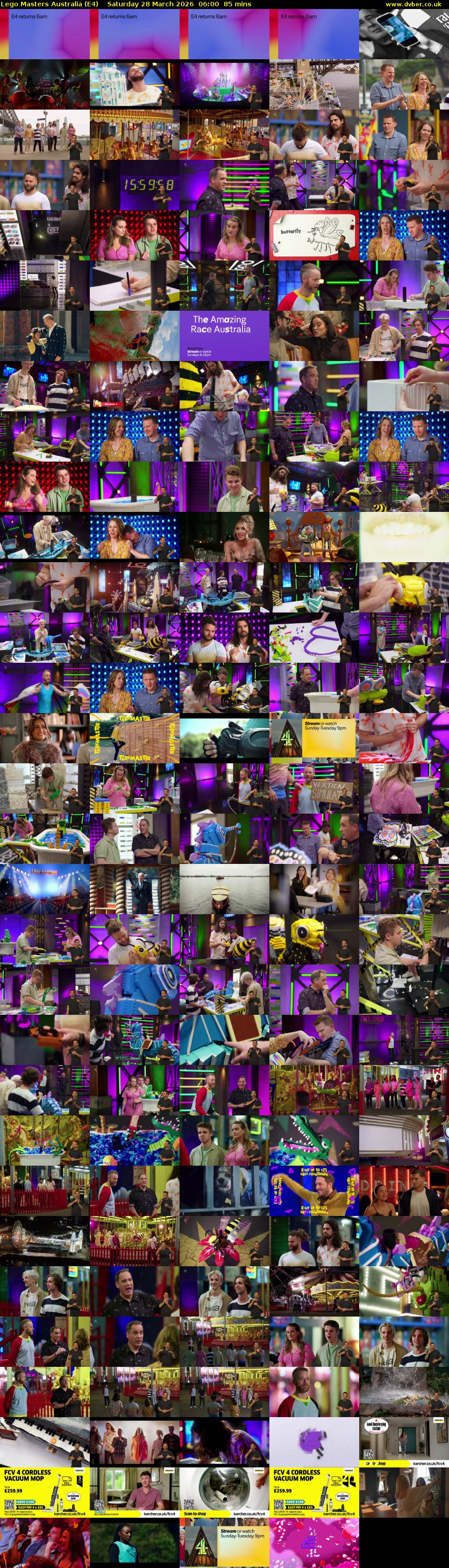 Lego Masters Australia (E4) Saturday 28 March 2026 06:00 - 07:25
