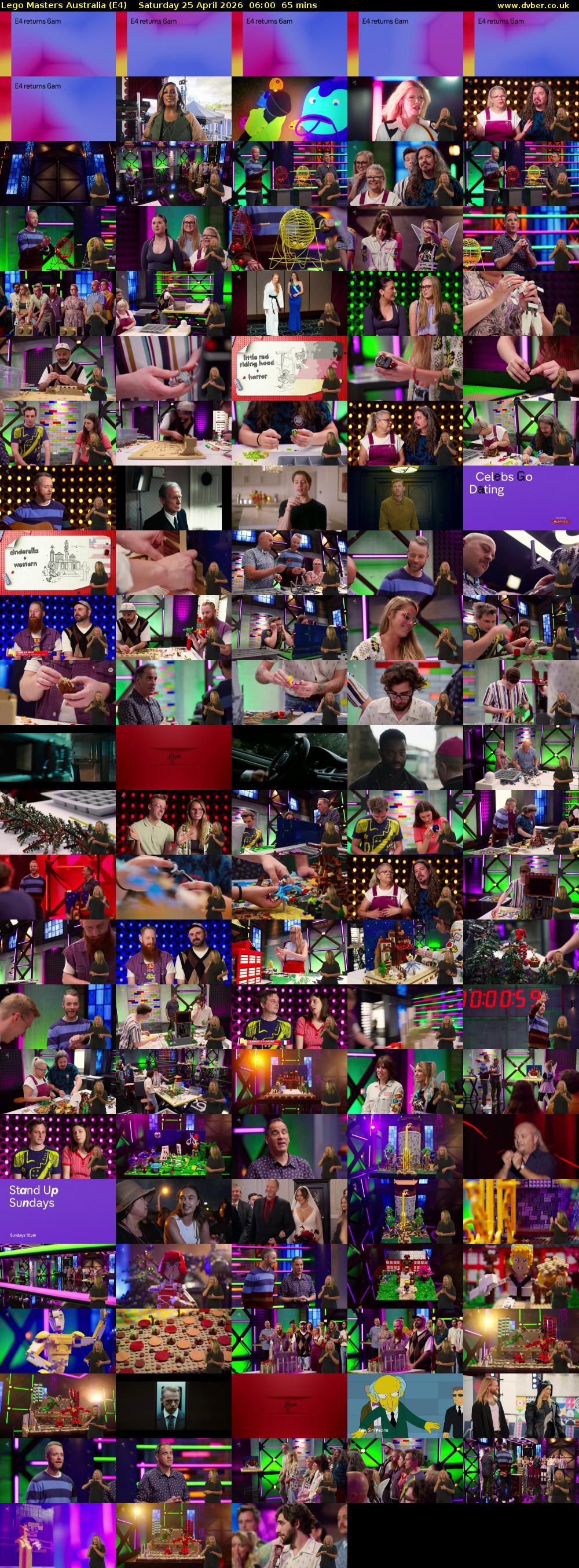 Lego Masters Australia (E4) Saturday 25 April 2026 06:00 - 07:05