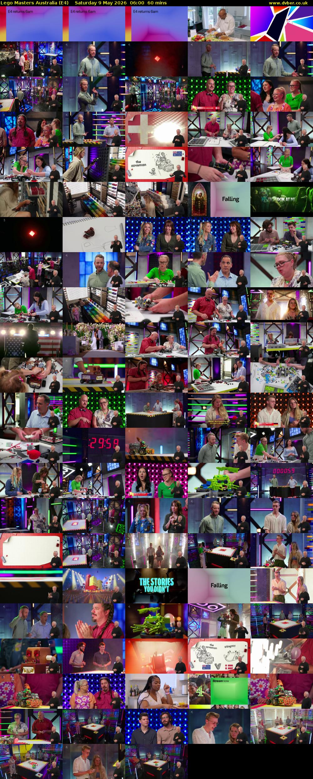 Lego Masters Australia (E4) Saturday 9 May 2026 06:00 - 07:00