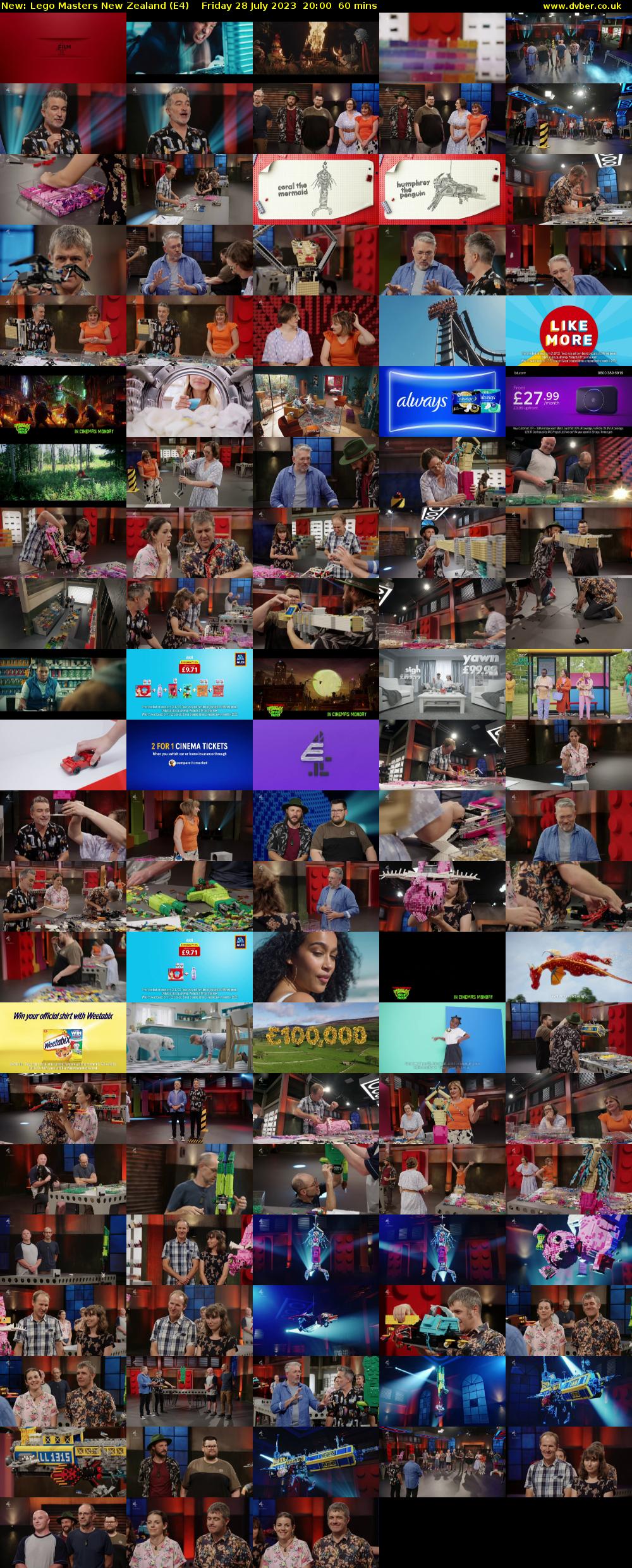 Lego Masters New Zealand (E4) Friday 28 July 2023 20:00 - 21:00