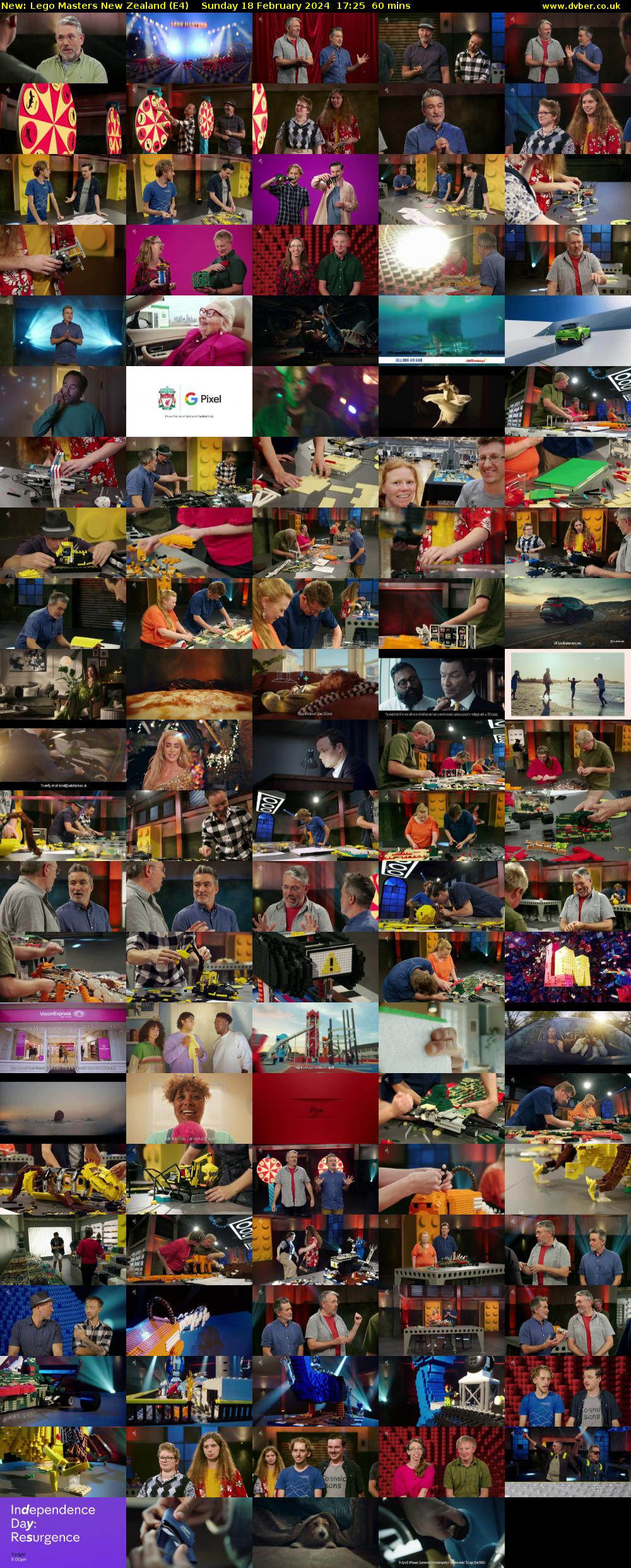 Lego Masters New Zealand (E4) Sunday 18 February 2024 17:25 - 18:25