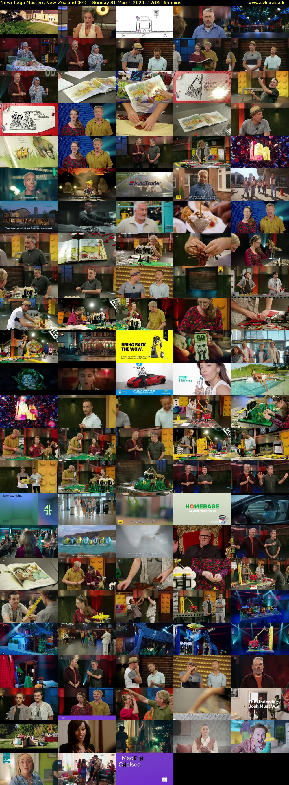 Lego Masters New Zealand (E4) Sunday 31 March 2024 17:05 - 18:10