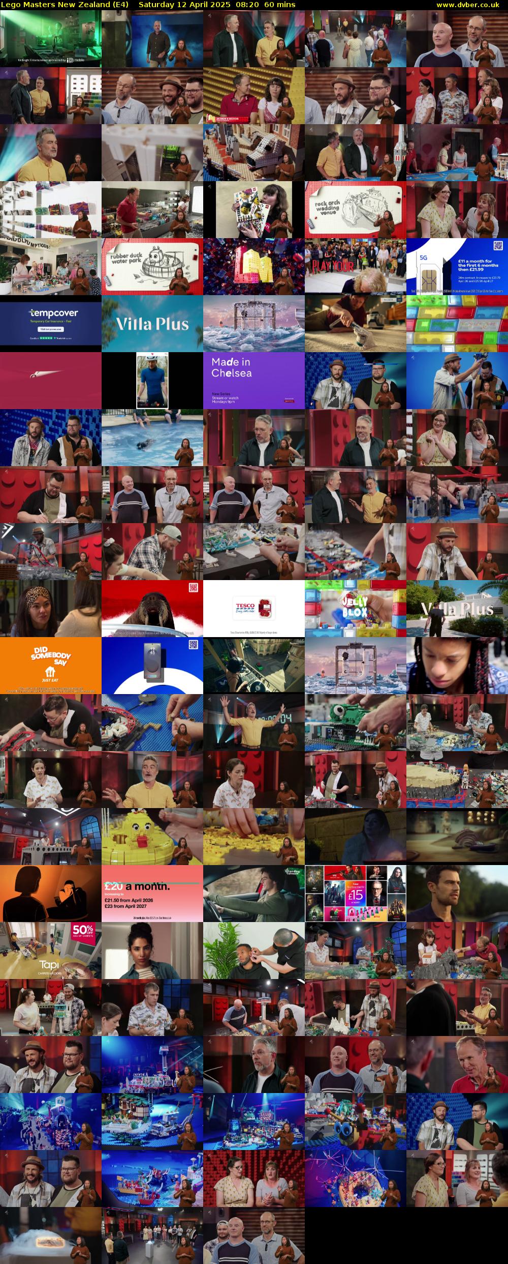 Lego Masters New Zealand (E4) Saturday 12 April 2025 08:20 - 09:20