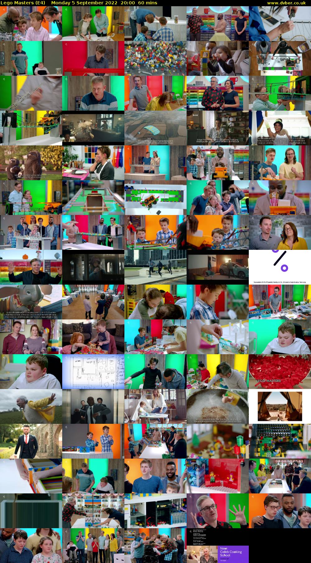 Lego Masters (E4) Monday 5 September 2022 20:00 - 21:00