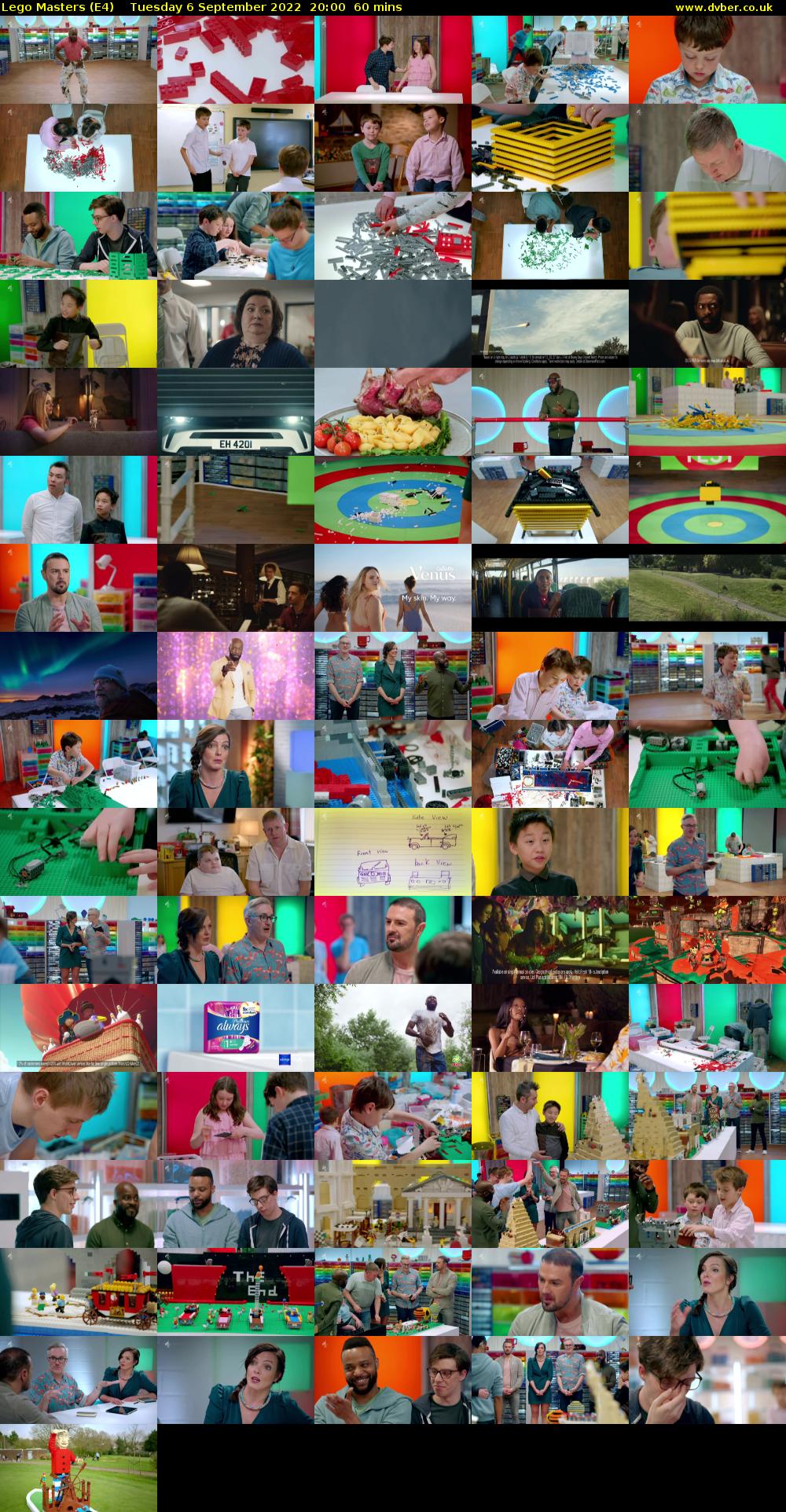 Lego Masters (E4) Tuesday 6 September 2022 20:00 - 21:00