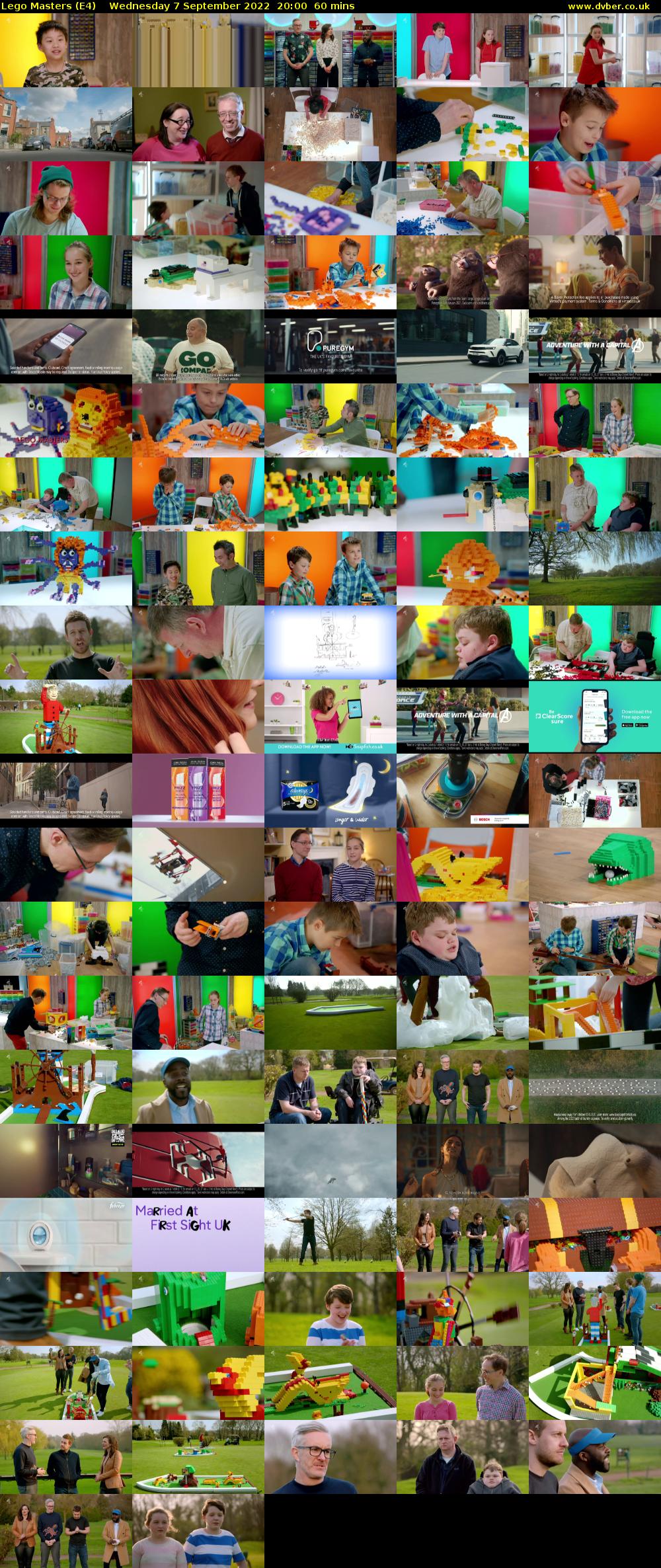 Lego Masters (E4) Wednesday 7 September 2022 20:00 - 21:00