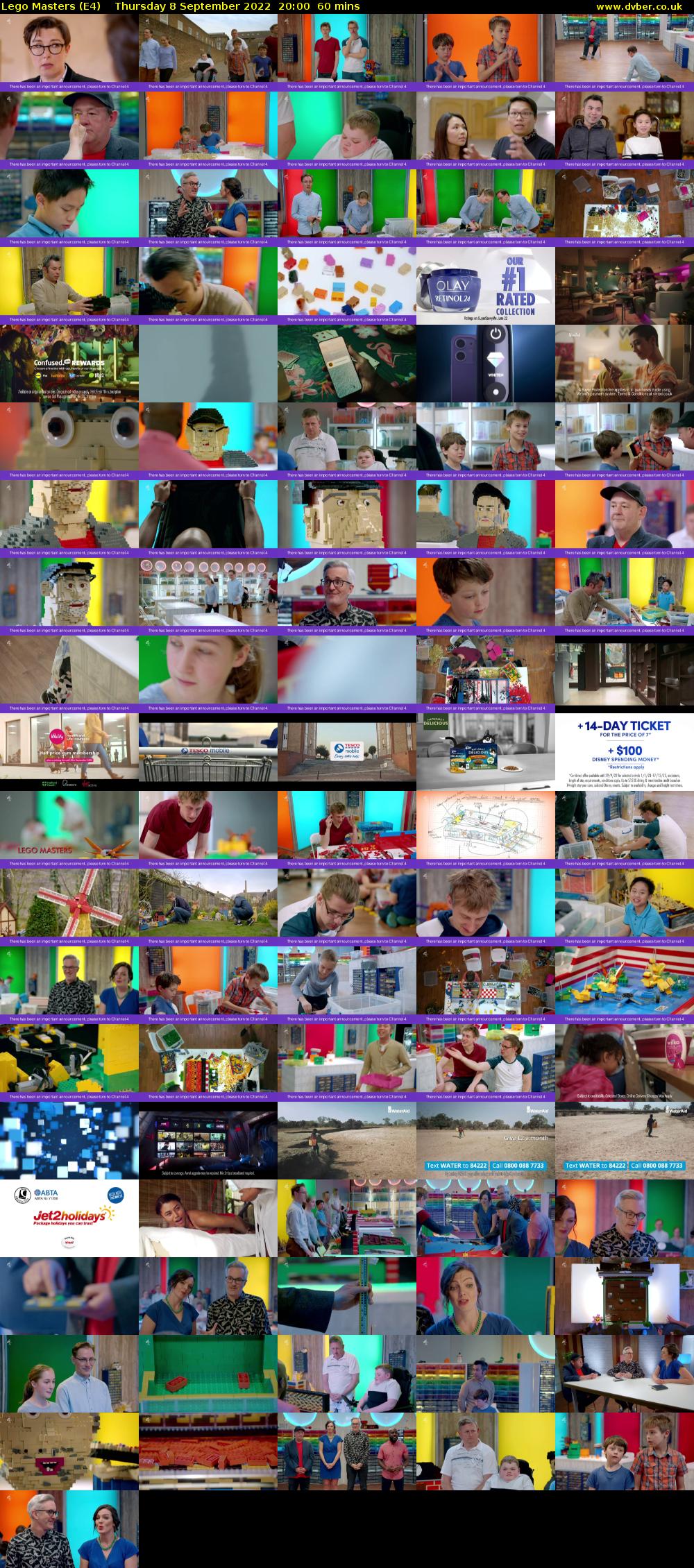 Lego Masters (E4) Thursday 8 September 2022 20:00 - 21:00