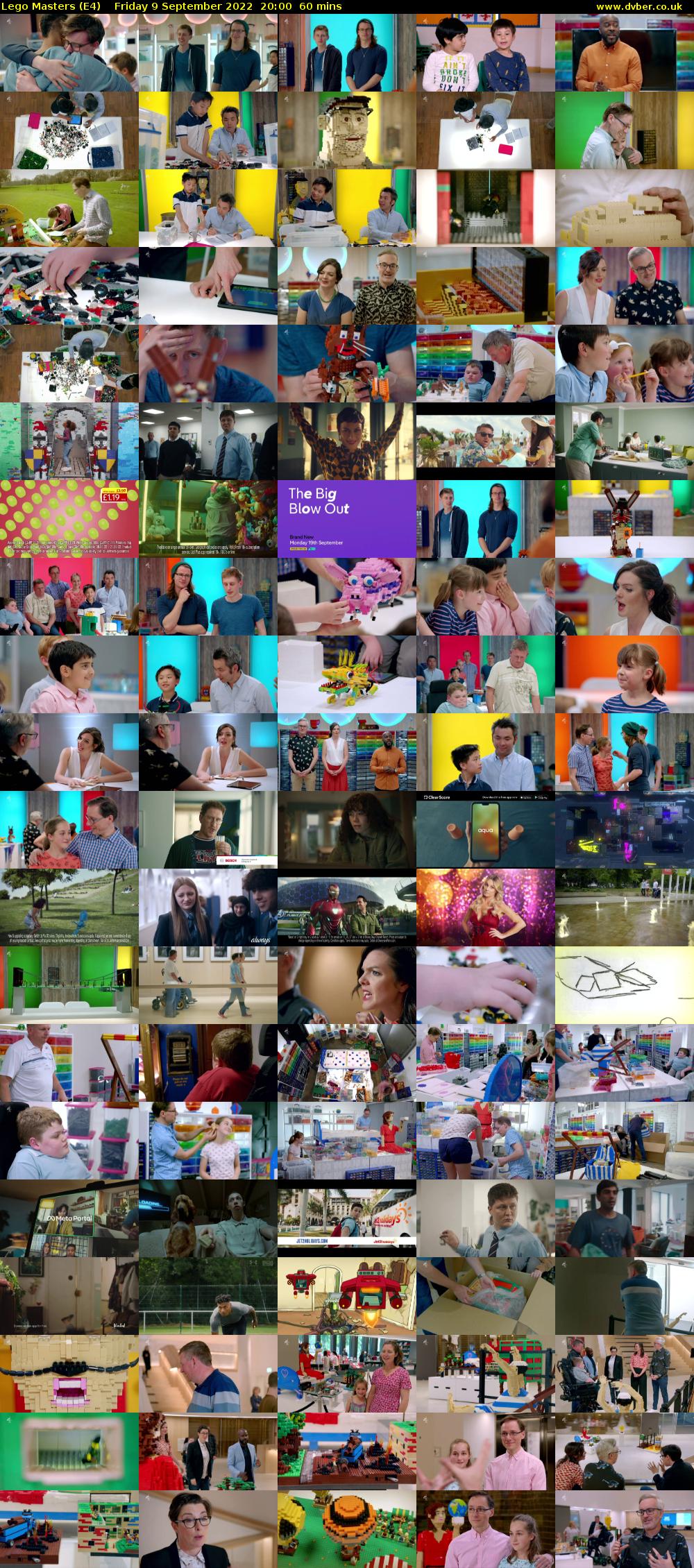 Lego Masters (E4) Friday 9 September 2022 20:00 - 21:00