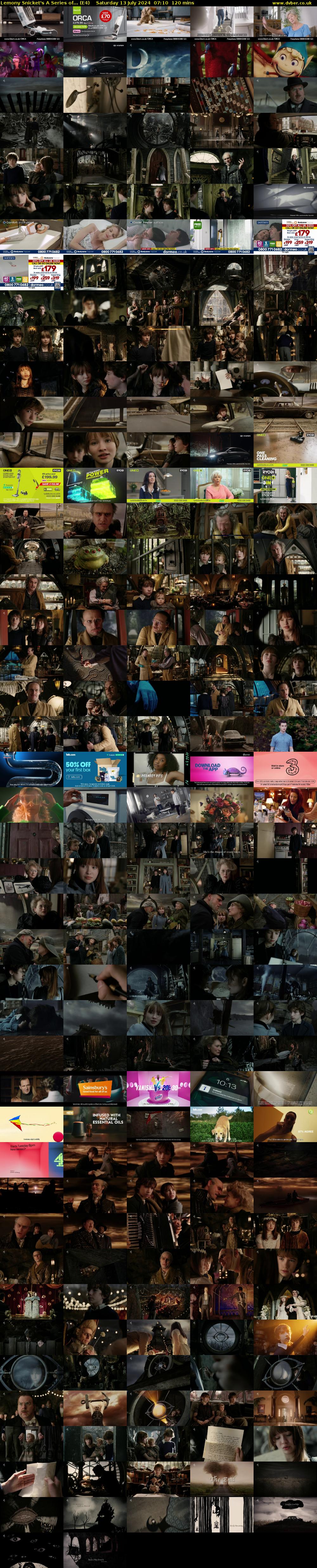 Lemony Snicket's A Series of... (E4) Saturday 13 July 2024 07:10 - 09:10
