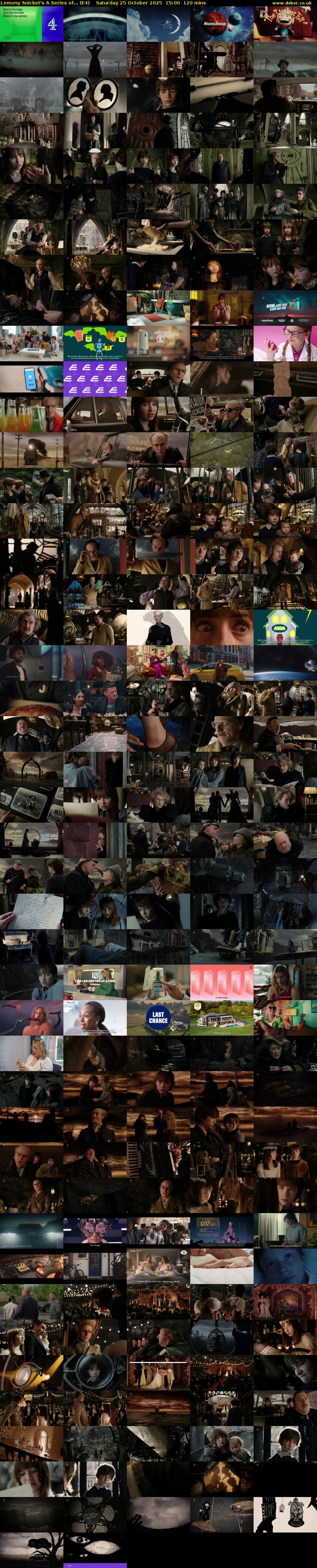 Lemony Snicket's A Series of... (E4) Saturday 25 October 2025 15:00 - 17:00