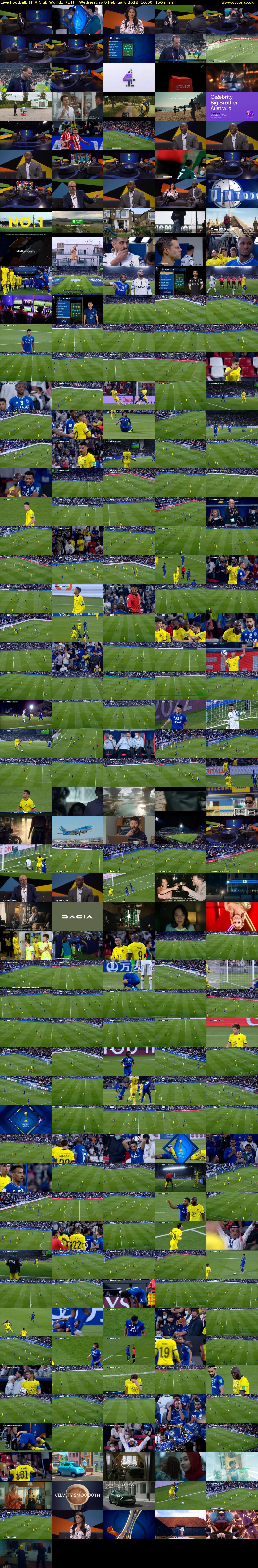 Live Football: FIFA Club World... (E4) Wednesday 9 February 2022 16:00 - 18:30