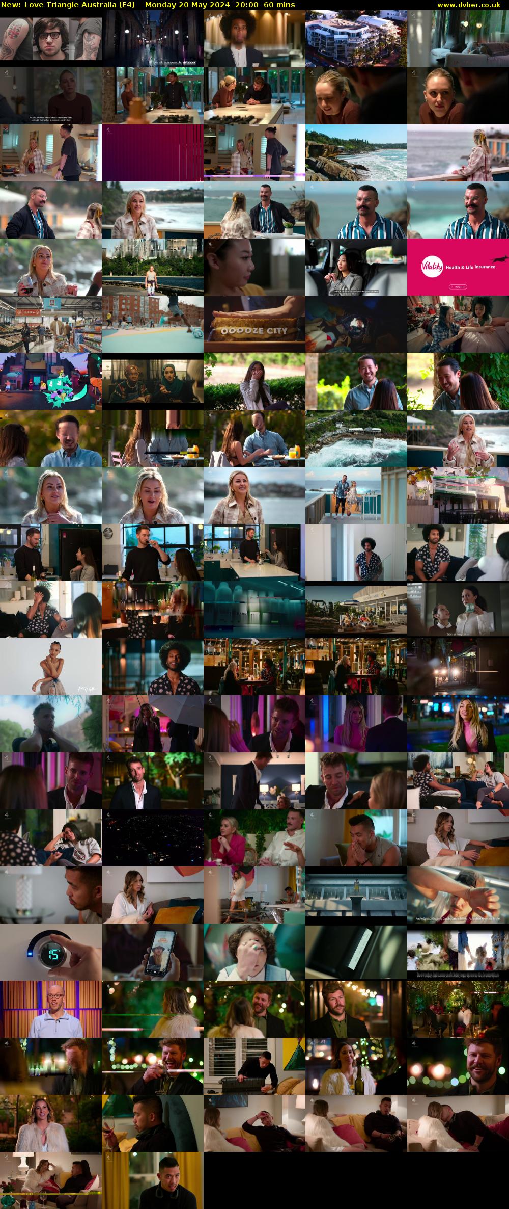 Love Triangle Australia (E4) Monday 20 May 2024 20:00 - 21:00
