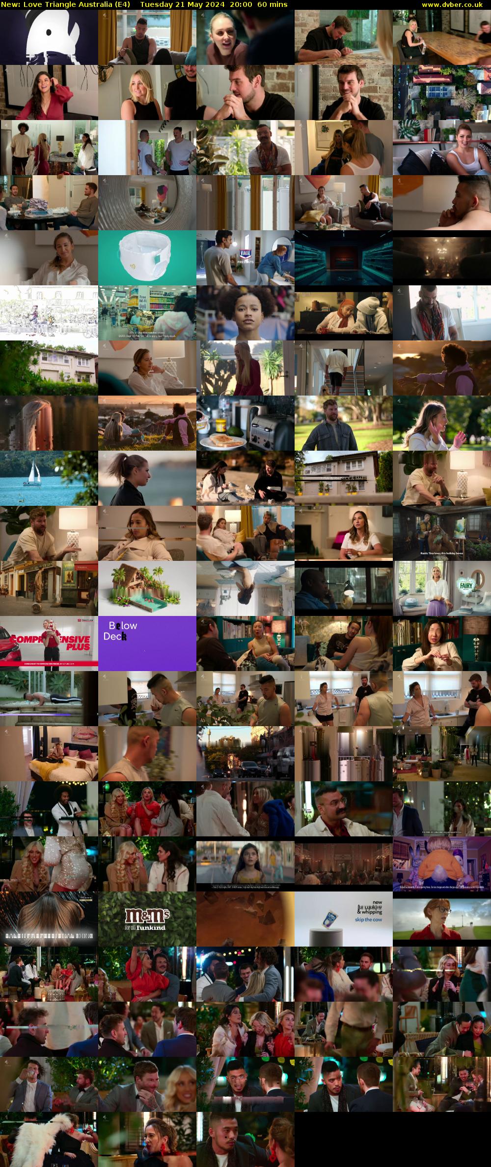 Love Triangle Australia (E4) Tuesday 21 May 2024 20:00 - 21:00