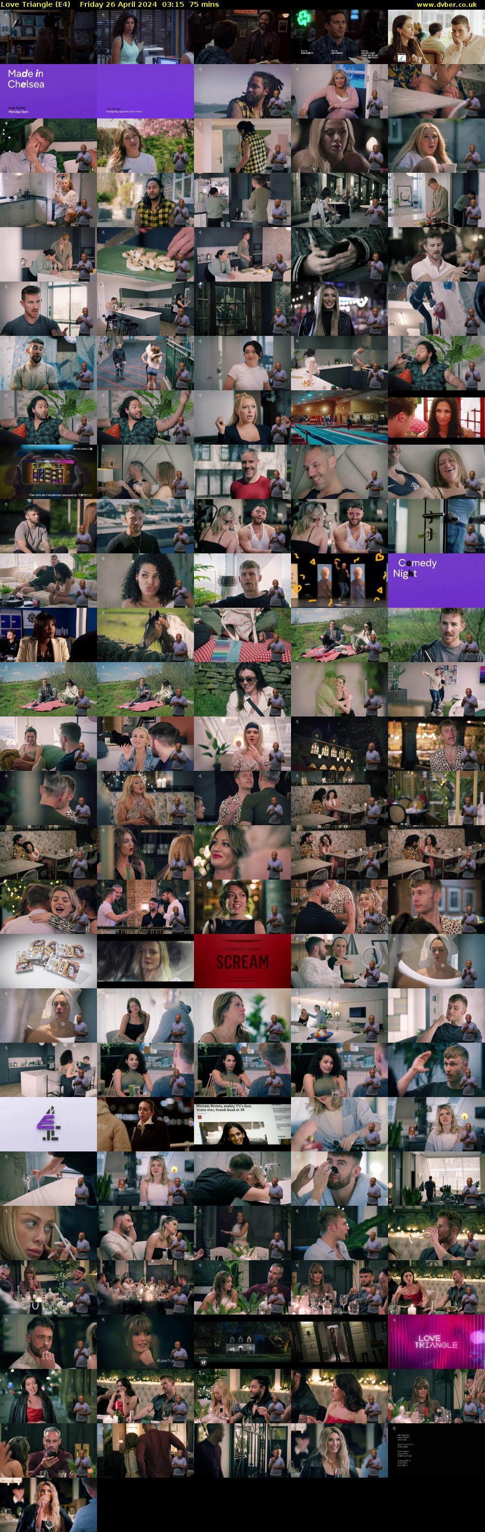 Love Triangle (E4) Friday 26 April 2024 03:15 - 04:30