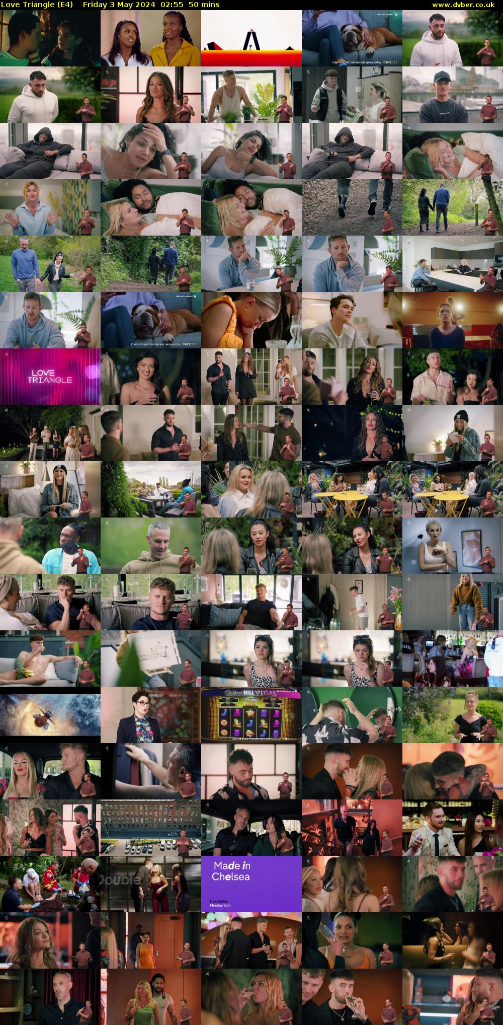 Love Triangle (E4) Friday 3 May 2024 02:55 - 03:45