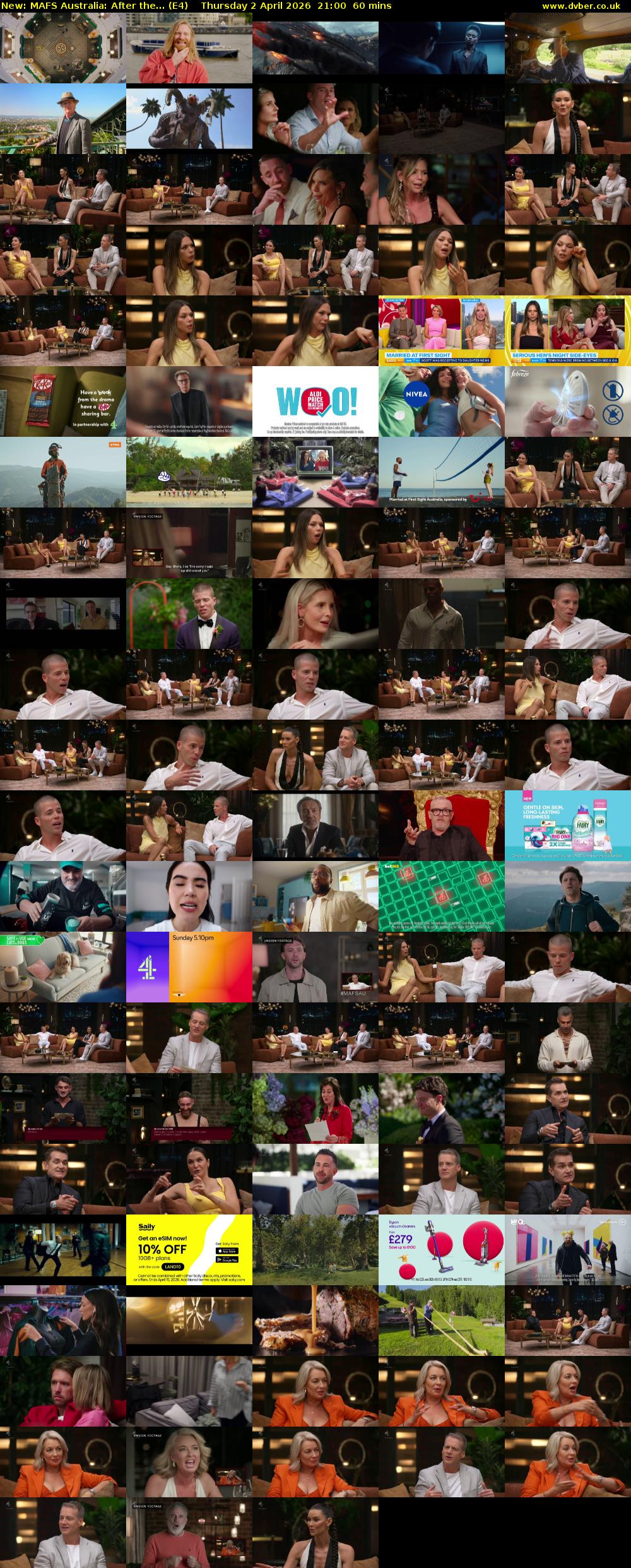 MAFS Australia: After the... (E4) Thursday 2 April 2026 21:00 - 22:00