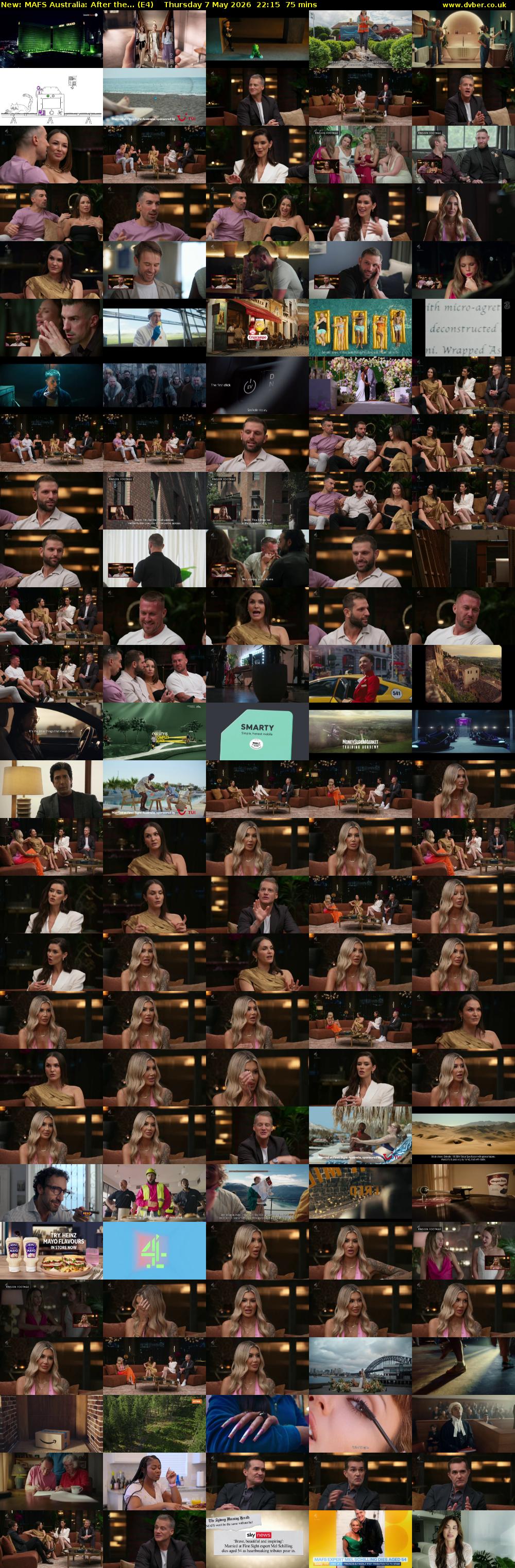 MAFS Australia: After the... (E4) Thursday 7 May 2026 22:15 - 23:30