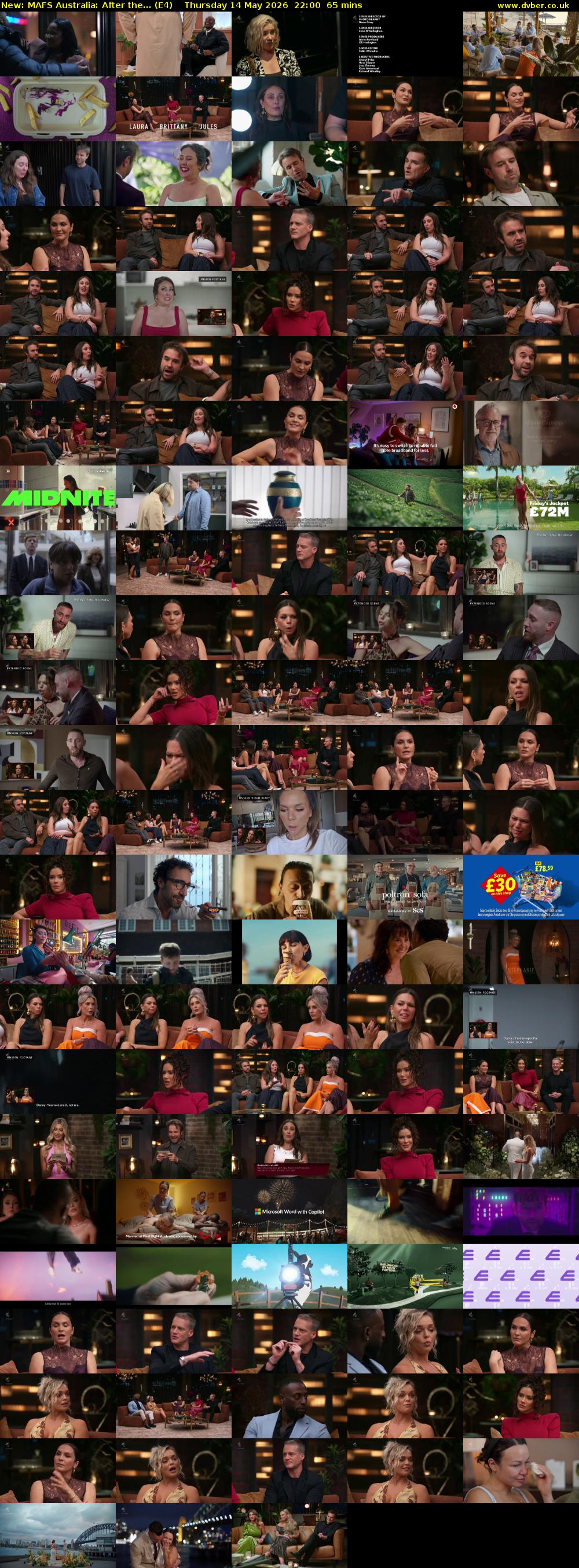 MAFS Australia: After the... (E4) Thursday 14 May 2026 22:00 - 23:05