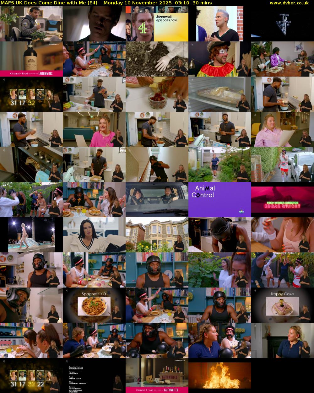 MAFS UK Does Come Dine with Me (E4) Monday 10 November 2025 03:10 - 03:40