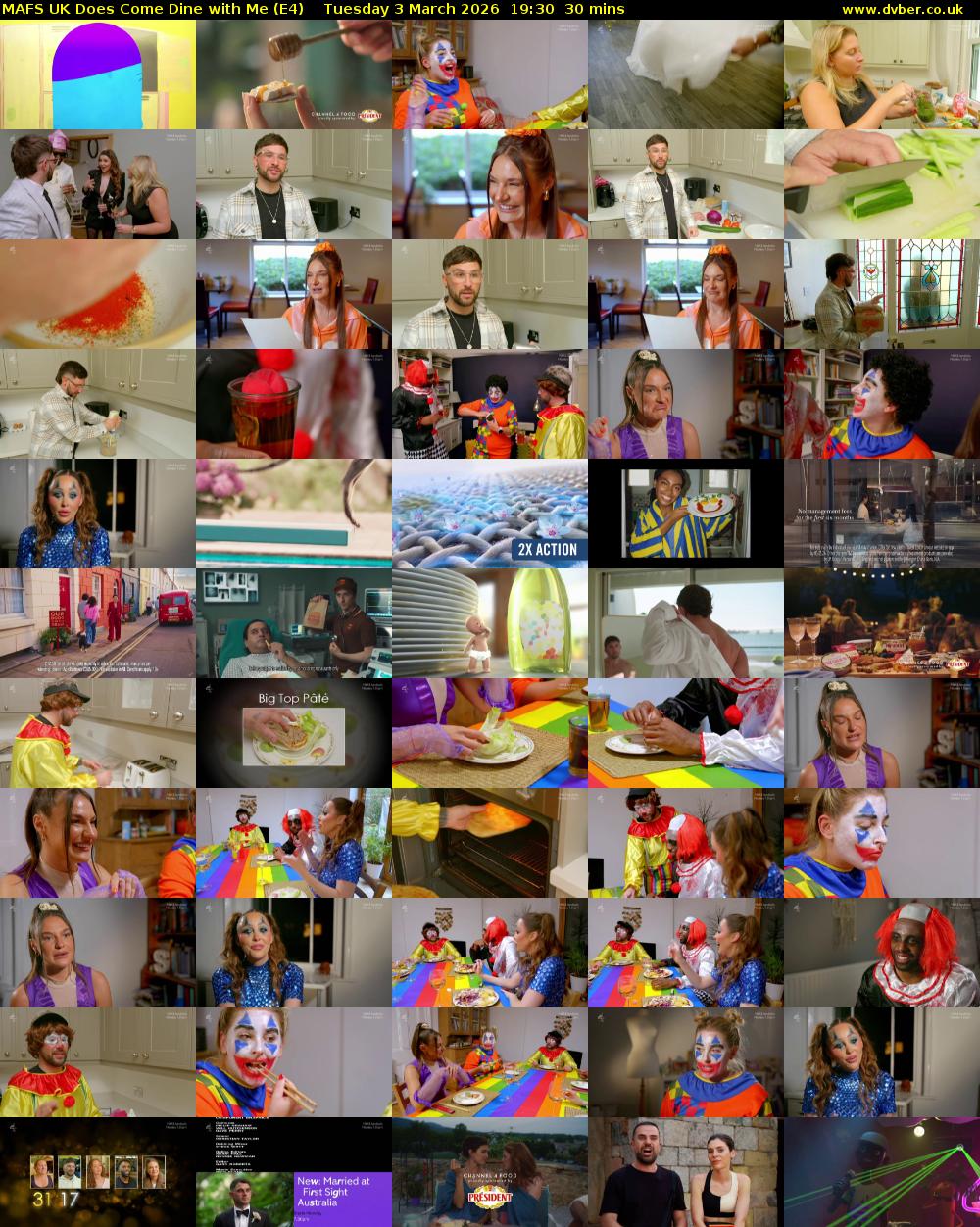 MAFS UK Does Come Dine with Me (E4) Tuesday 3 March 2026 19:30 - 20:00