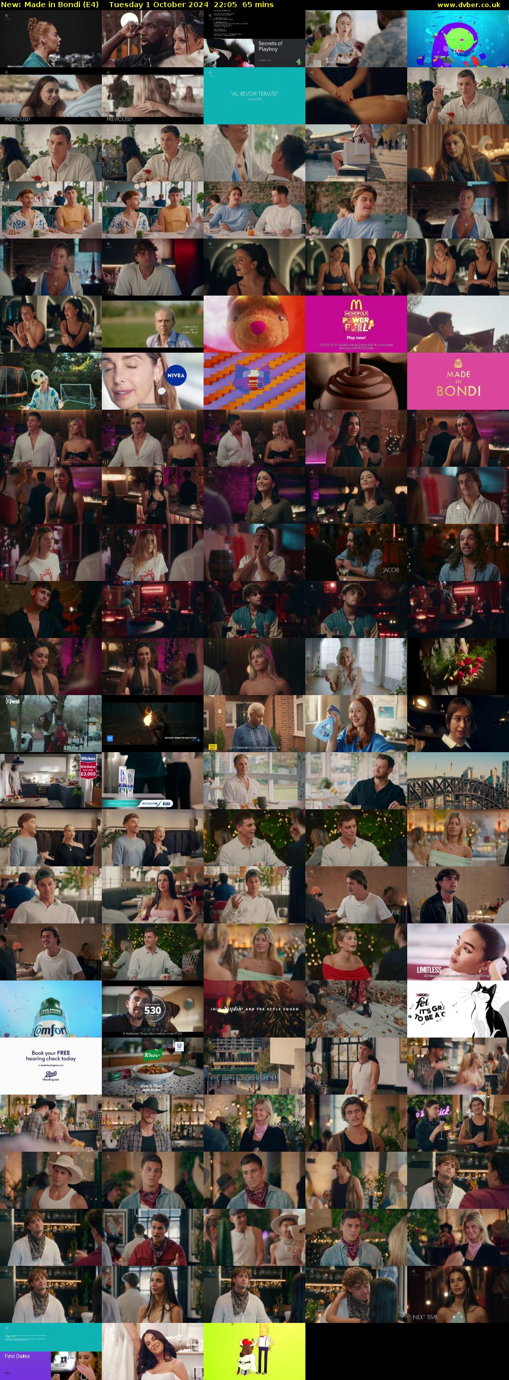 Made in Bondi (E4) Tuesday 1 October 2024 22:05 - 23:10