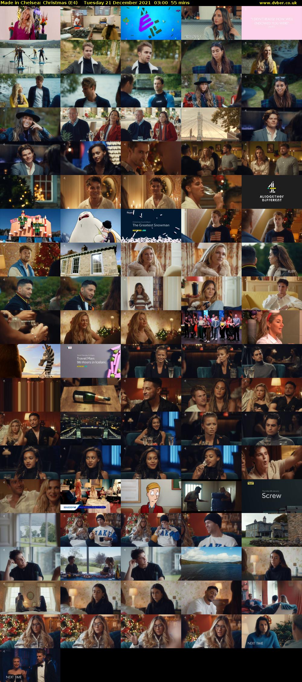 Made in Chelsea: Christmas (E4) Tuesday 21 December 2021 03:00 - 03:55