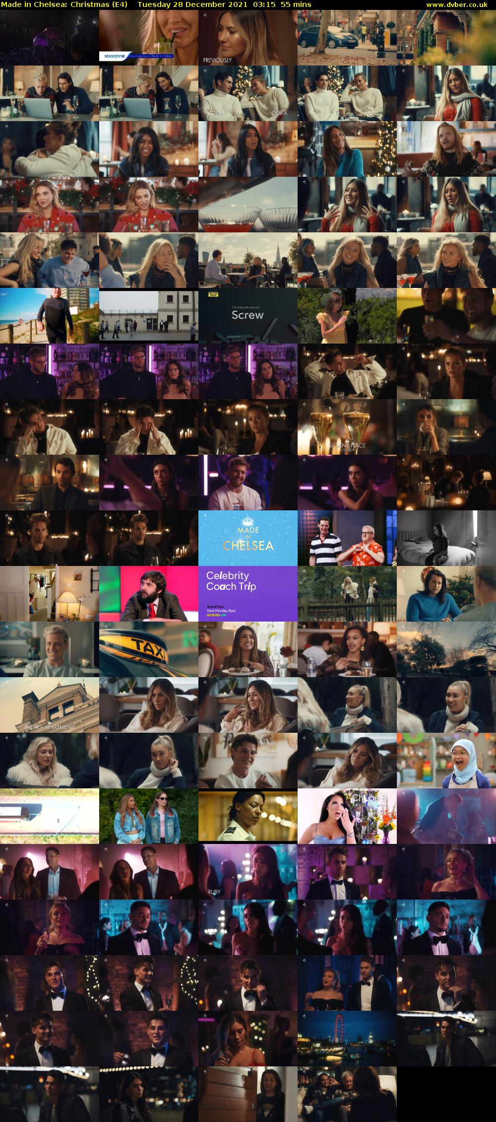 Made in Chelsea: Christmas (E4) Tuesday 28 December 2021 03:15 - 04:10