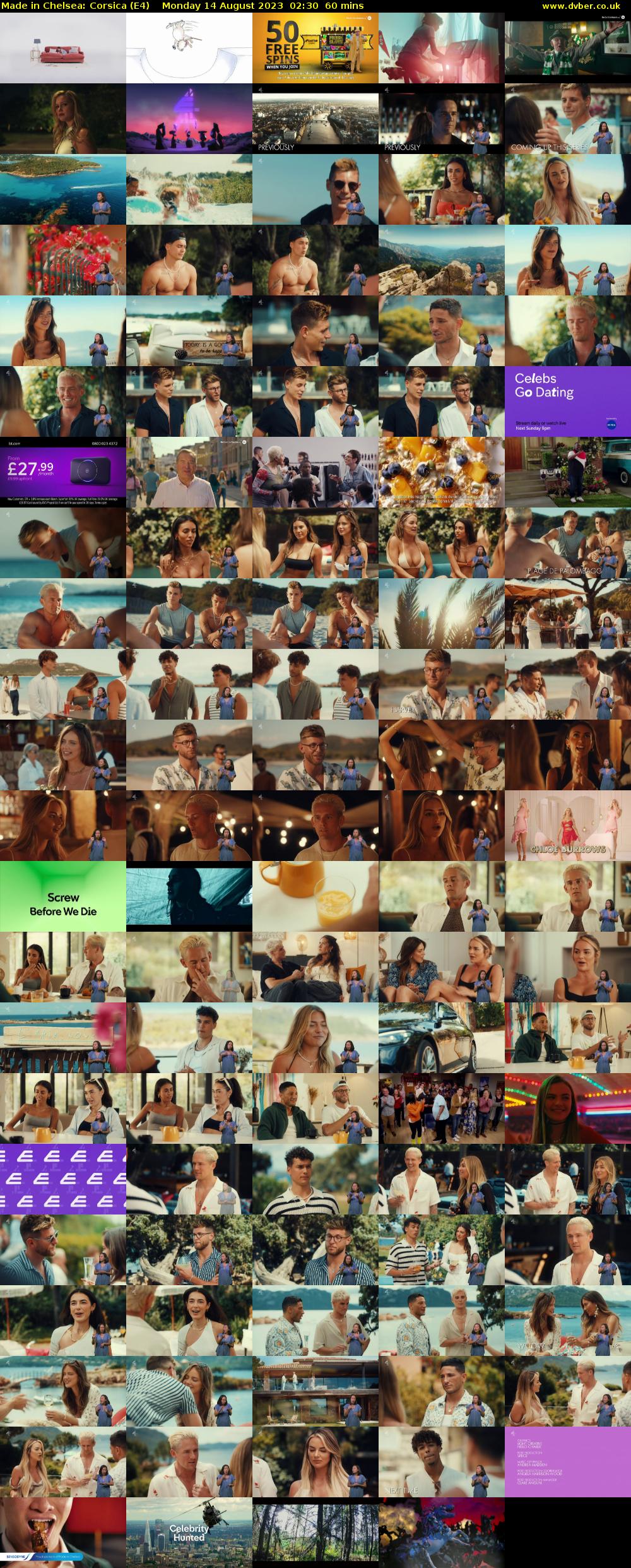 Made in Chelsea: Corsica (E4) Monday 14 August 2023 02:30 - 03:30