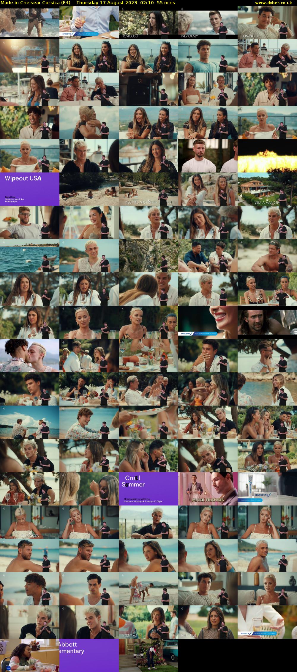 Made in Chelsea: Corsica (E4) Thursday 17 August 2023 02:10 - 03:05