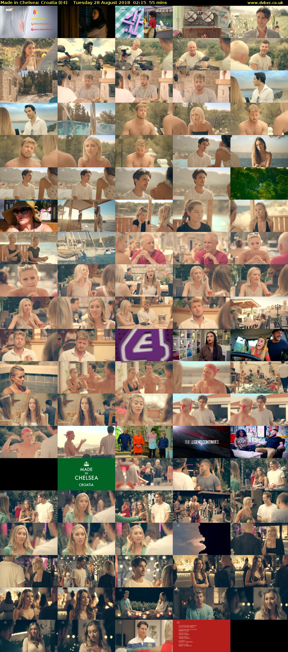Made in Chelsea: Croatia (E4) Tuesday 28 August 2018 02:15 - 03:10