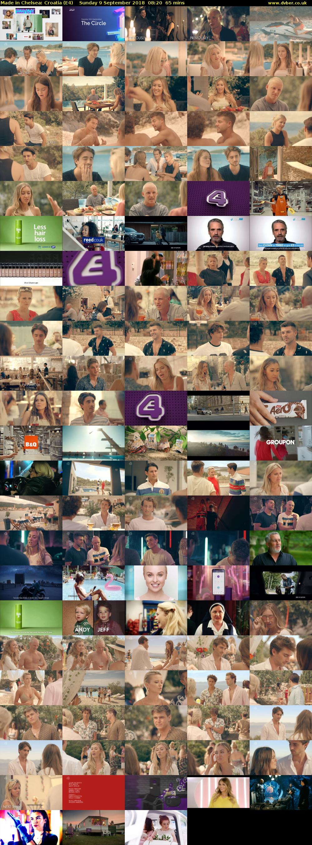 Made in Chelsea: Croatia (E4) Sunday 9 September 2018 08:20 - 09:25