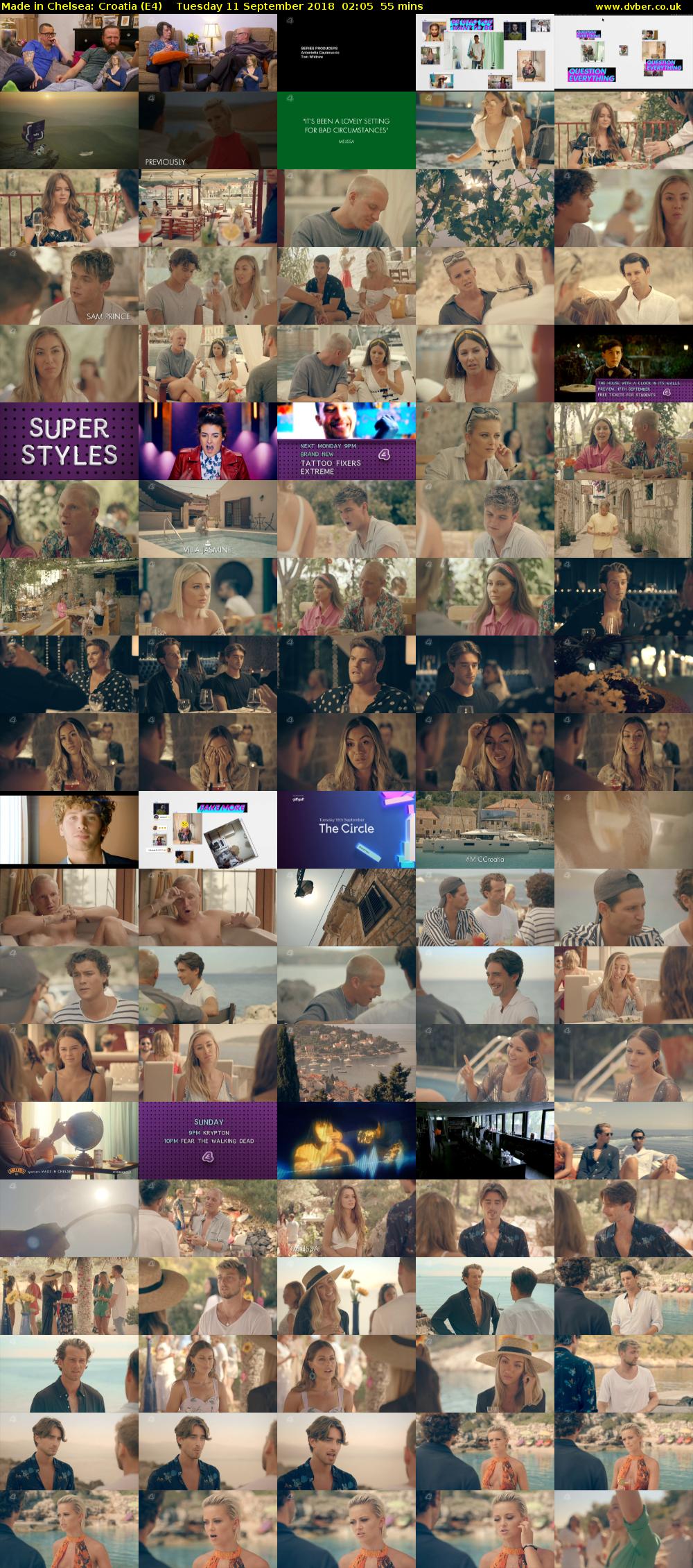 Made in Chelsea: Croatia (E4) Tuesday 11 September 2018 02:05 - 03:00