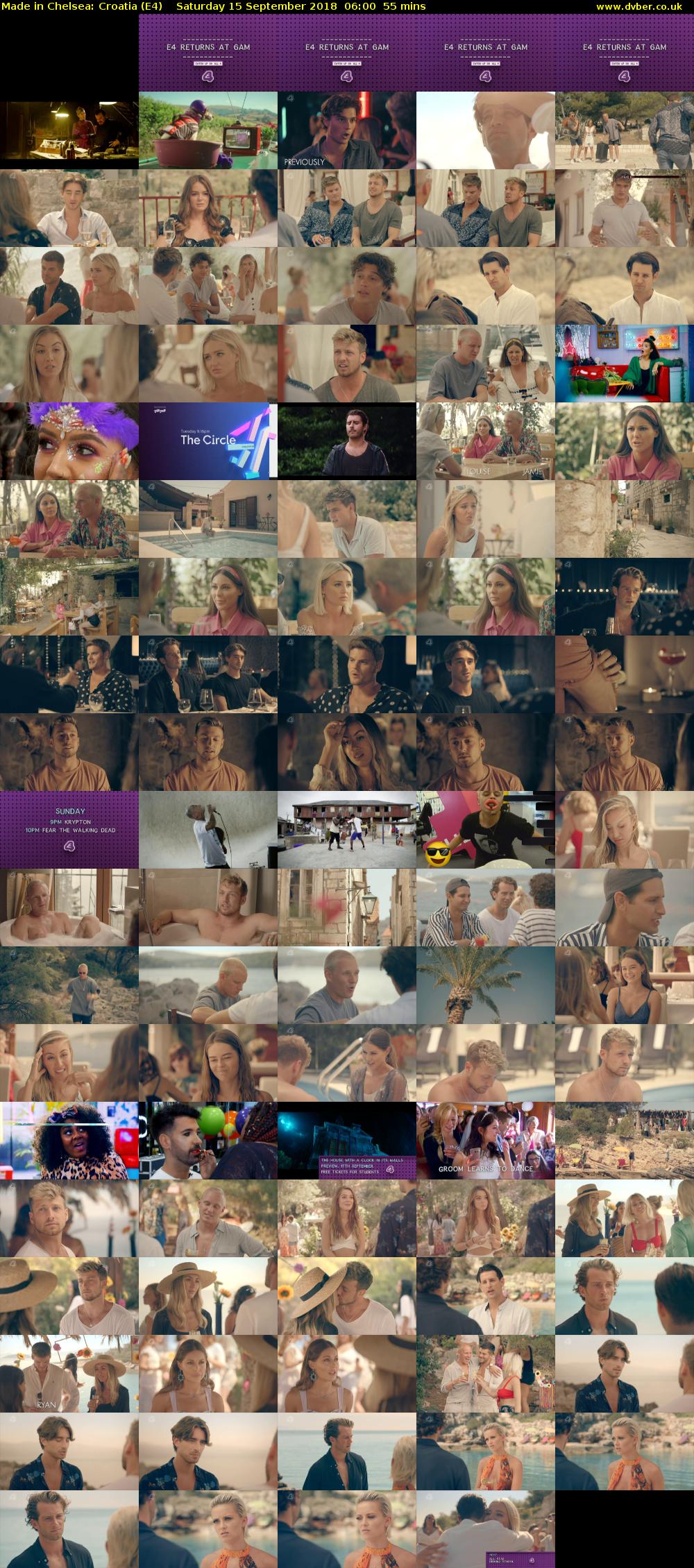 Made in Chelsea: Croatia (E4) Saturday 15 September 2018 06:00 - 06:55