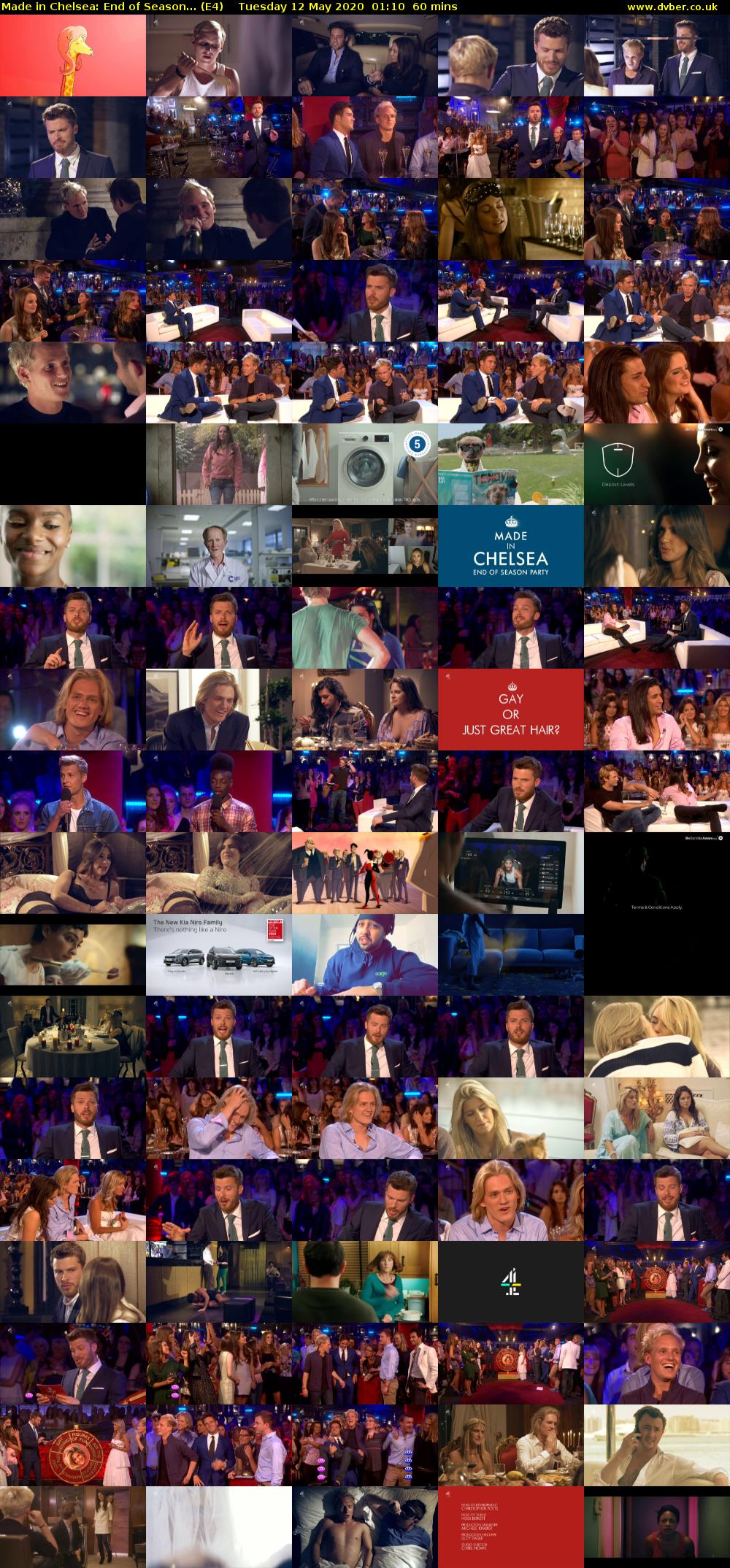 Made in Chelsea: End of Season... (E4) Tuesday 12 May 2020 01:10 - 02:10