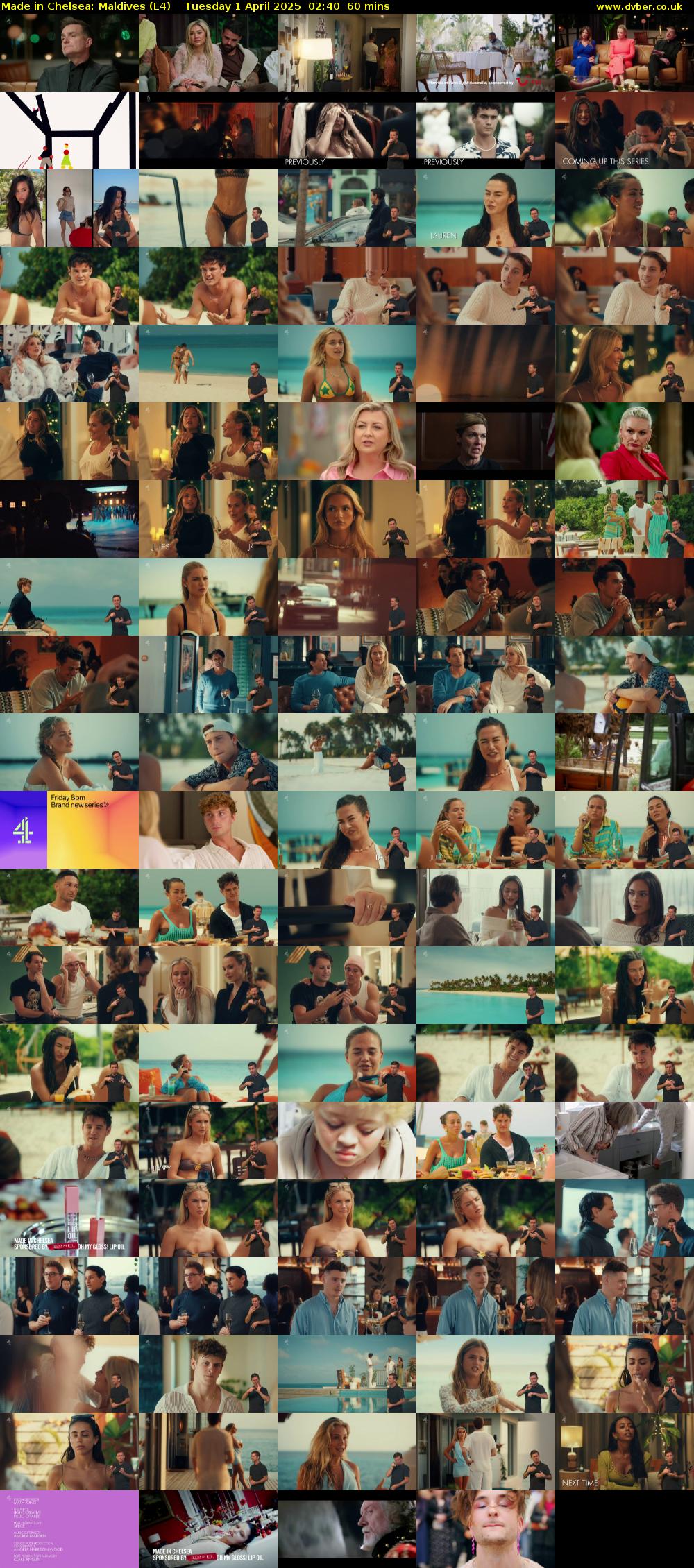 Made in Chelsea: Maldives (E4) Tuesday 1 April 2025 02:40 - 03:40