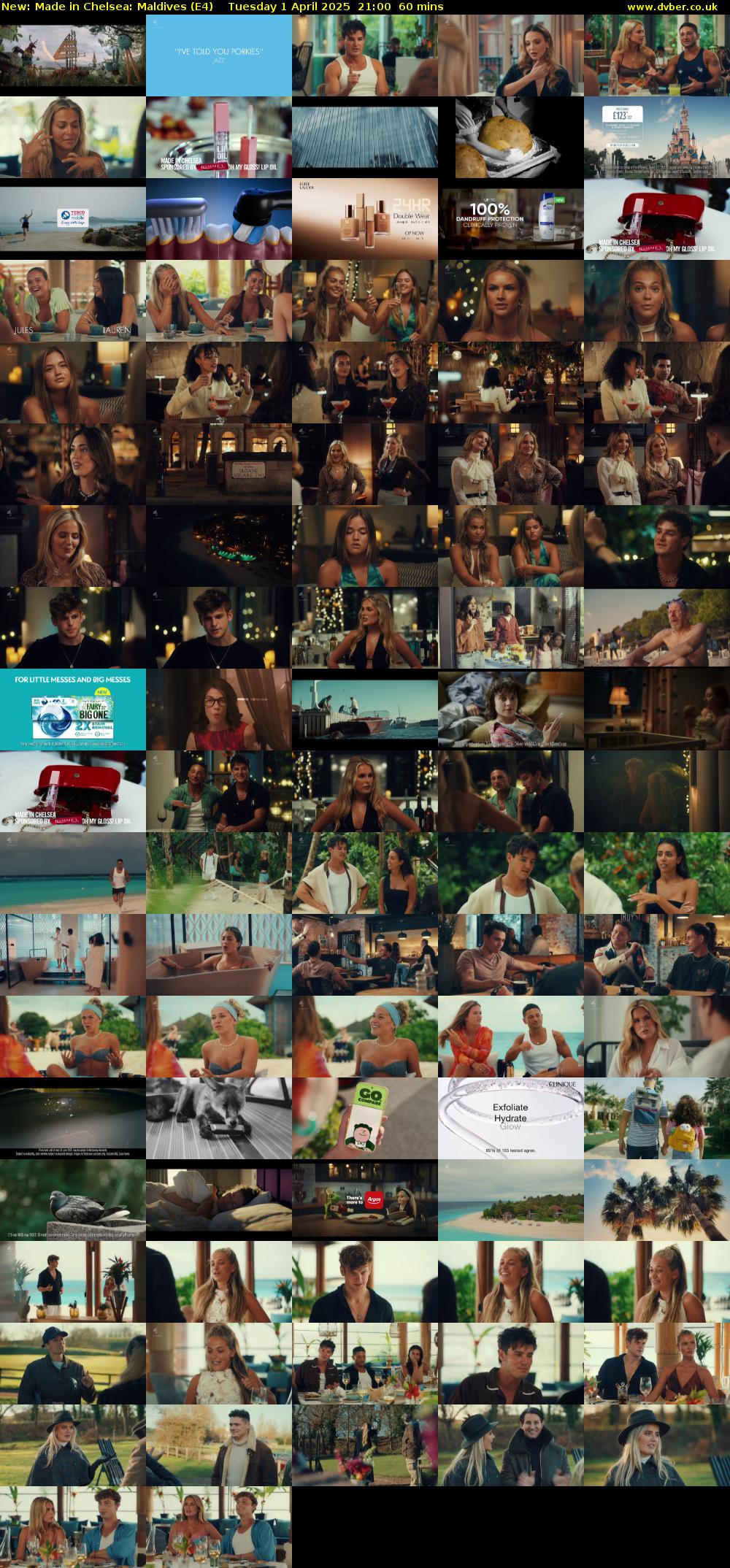 Made in Chelsea: Maldives (E4) Tuesday 1 April 2025 21:00 - 22:00