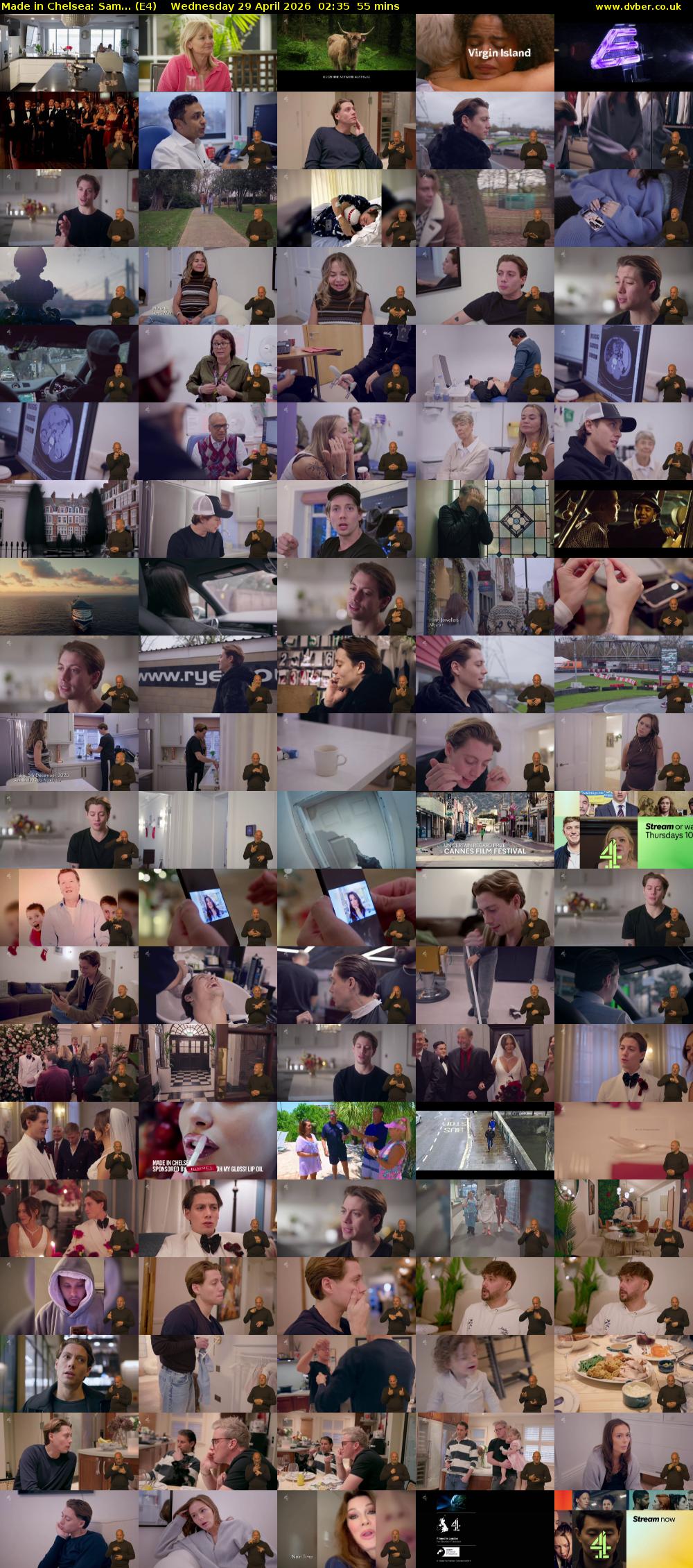 Made in Chelsea: Sam... (E4) Wednesday 29 April 2026 02:35 - 03:30