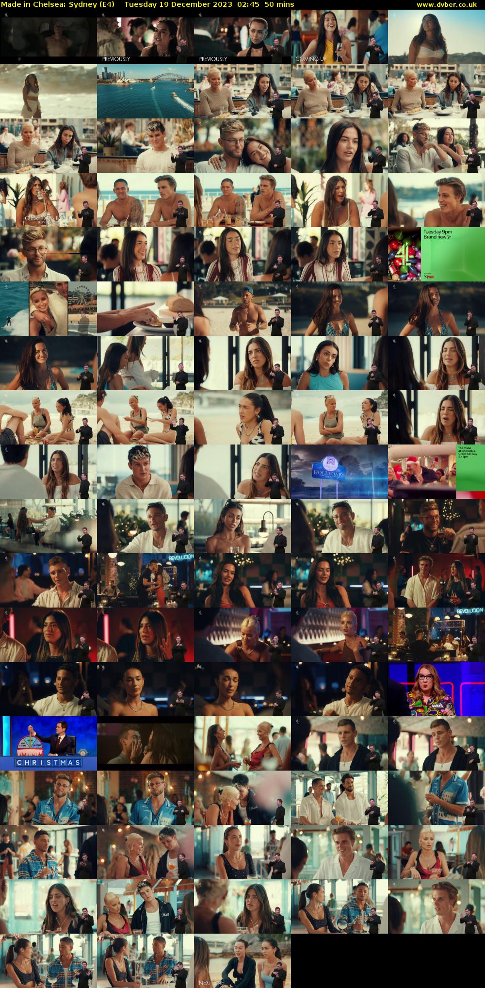 Made in Chelsea: Sydney (E4) Tuesday 19 December 2023 02:45 - 03:35