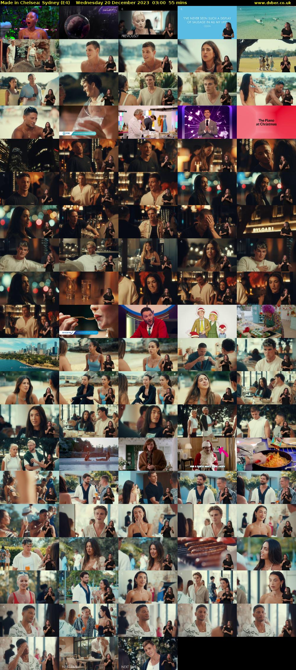 Made in Chelsea: Sydney (E4) Wednesday 20 December 2023 03:00 - 03:55