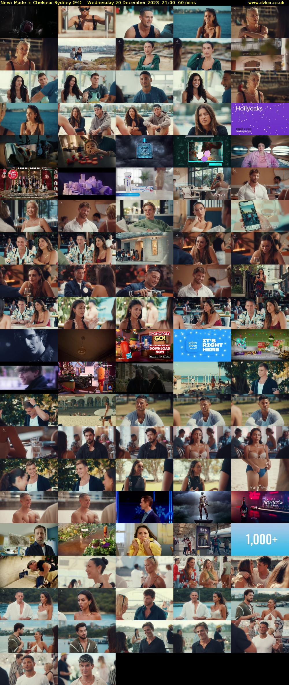Made in Chelsea: Sydney (E4) Wednesday 20 December 2023 21:00 - 22:00