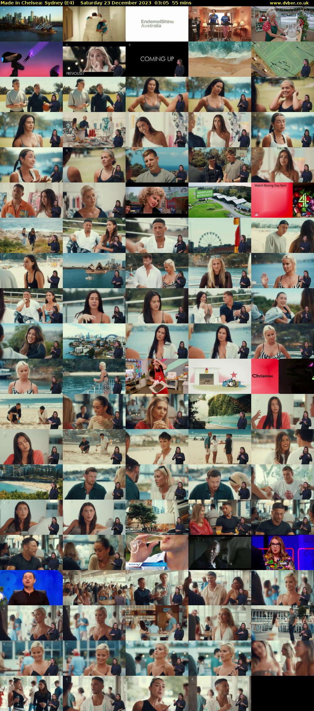 Made in Chelsea: Sydney (E4) Saturday 23 December 2023 03:05 - 04:00