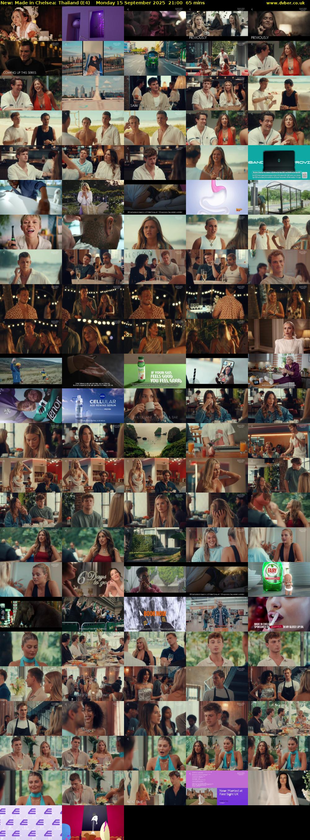 Made in Chelsea: Thailand (E4) Monday 15 September 2025 21:00 - 22:05